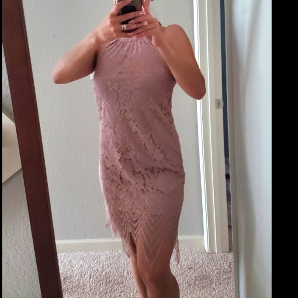 Rose pale Lace dress